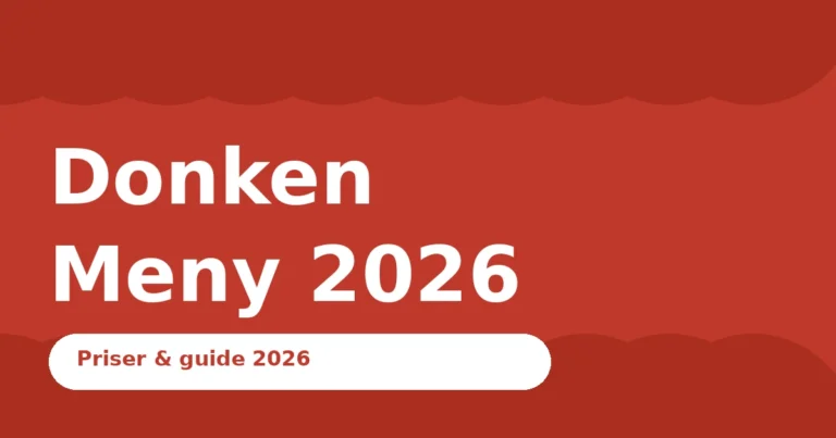 Donken Meny 2026 – Big Mac, McNuggets & Priser